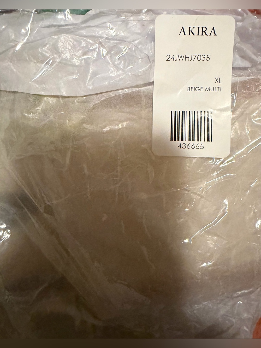 AKIRA Cream Cable Knit Sleeveless Turtleneck - Picture 3 of 3